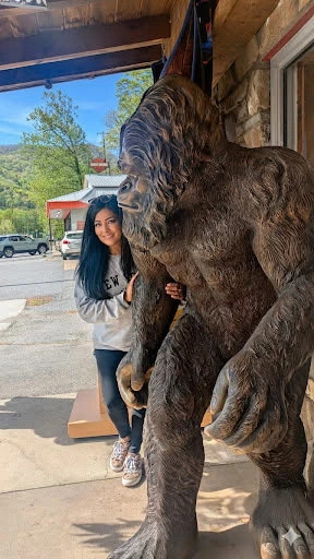 Hiking and exploring the Great Smoky Mountains.  April 2026